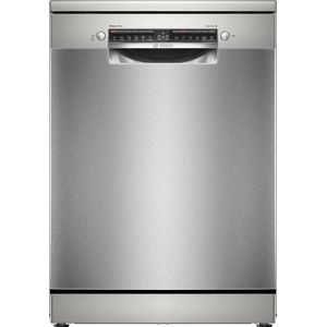 Bosch SMS4EAI28E - Serie 4 - Vrijstaande vaatwasser - 60 cm - Geborsteld staal - Anti-fingerprint - Energielabel A - Home Connect