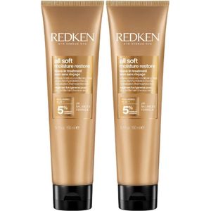 Redken - All Soft - Leave-In Treatment voor droog haar - 2 x 150 ml