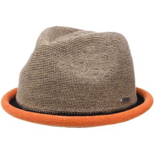 CHILLOUTS Boston hoed voor heren, 82, bruin/oranje, S/M