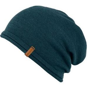 CHILLOUTS Leicester Longbeanie voor heren, 45 petrol, Eén maat