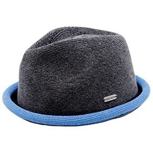 CHILLOUTS Boston hoed heren, Grijs/blauw (23)