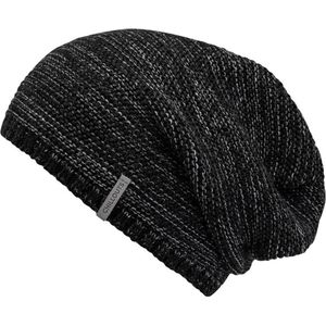 Chillouts beanie muts Keith black melange