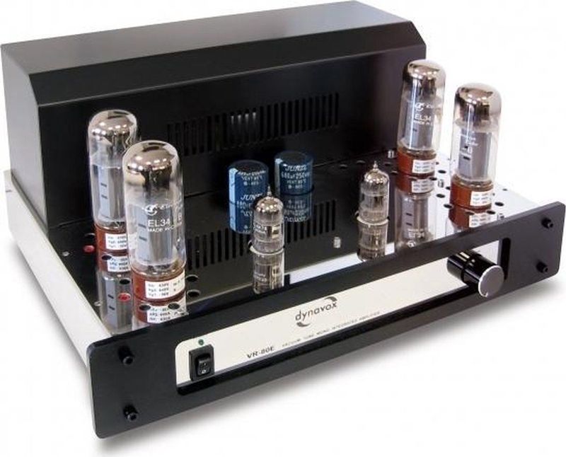 Dynavox - VR80E - Stereoversterker - Zwart - Chroomafwerking