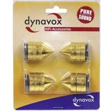 Dynavox - 100818 - Sub-Watt Absorber - Goud - 4 Stuks
