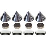 Dynavox Spikes - Set van 4 - Chroom