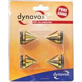 Dynavox Spikes 4-delig - Zwart