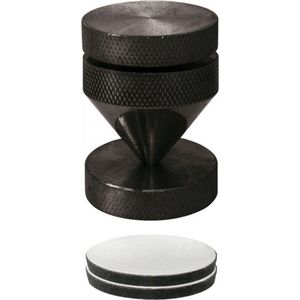 Dynavox - Snijders - Zwart - Blister met 4 Isolatiekegels voor Hifi-apparaten - In Hoogte Verstelbaar