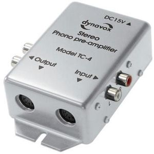 Dynavox TC4 Phono Voorversterker Zilver