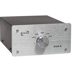 Dynavox Sintron AUX-S Audio keuzeschakelaar -Zilver Goud