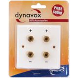 Dynavox - LSWand Aansluitpaneel - Luidsprekeronderdelen - Wit - Kunststof