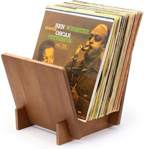 Dynavox - LP-standaard - Grijs - Grenenhout - Voor 40 LP's