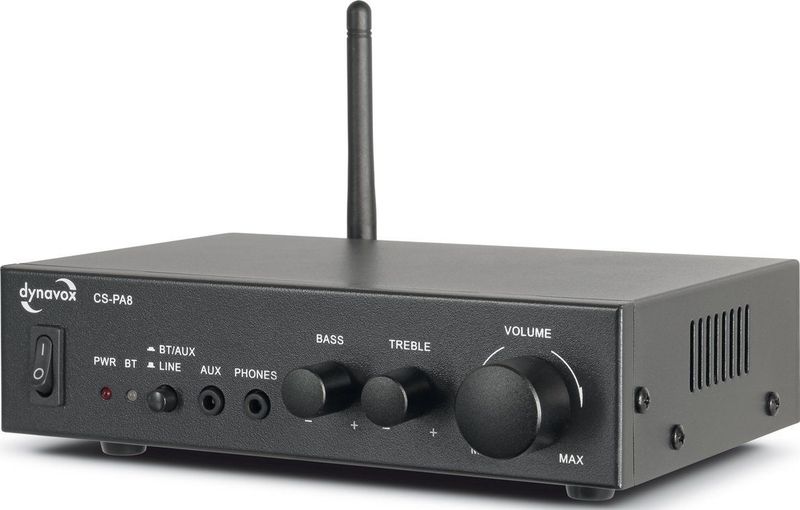 Dynavox - CS-PA8 - Digitale Versterker - Zwart - Stereo met Bluetooth