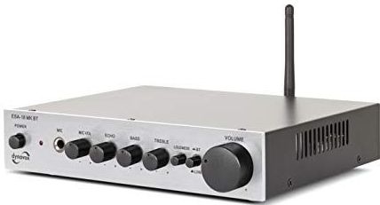 Dynavox ESA-18 MK Bluetooth versterker zilver