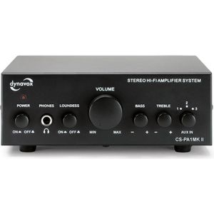 Dynavox - CS-PA1 MK2 - Versterker - Zwart - 60 Watt - 3 Lijningangen