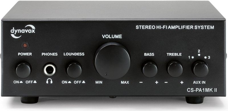 Dynavox - CS-PA1 MK2 - Versterker - Zwart - 60 Watt - 3 Lijningangen