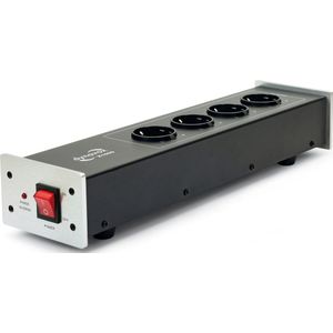 Dynavox - X1000B - HiFi Netfilter - Zilver - Stroomfilter voor Optimale Geluidskwaliteit