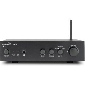 Dynavox VP-40 - Stereo-versterker - Zwart - Hifi-versterker met Phono-ingang