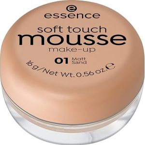 Essence ESSENCE_Soft Touche Mousse Make-Up foundation matte w musie 01 Matt Sand 16g