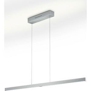 Hanglamp Linn-L - Nikkel mat - 128 cm - 2 Sensordimmers