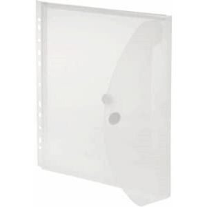 FolderSys Dokumententaschen DIN A4 transparent genarbt 0,20 mm - 10 Stück