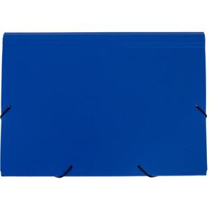 FolderSys Fächermappe 5 Fächer blau