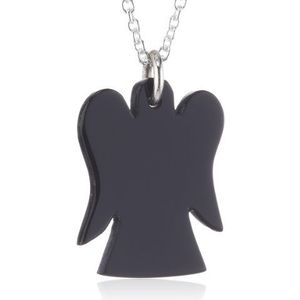 Nina Exclusiv Jewelry 1396 Damesketting met onyx 925 sterling zilver