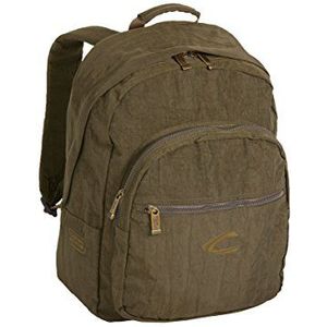 camel active Journey14 Schoudertas met ritssluiting voor heren, Groen (Khaki)