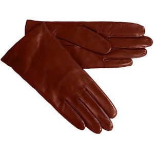Otto Kessler Dames Glacé Handschoenen Brava Crimson | Maat 7,5
