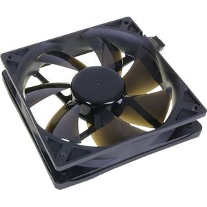 NoiseBlocker BlackSilent Pro PC-ventilator Zwart (b x h x d) 120 x 120 x 25 mm