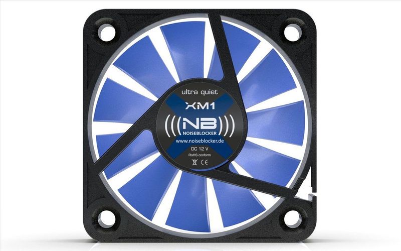 Noiseblocker - BlackSilent XM1 - PC Ventilator - Zwart - 40 mm - 1 x