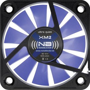 Noiseblocker - BlackSilent XM2 - PC Ventilator - Blauw - Zwart
