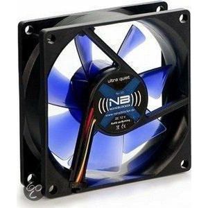 Noiseblocker BlackSilent Ventilator XE1 (92 mm, 1 x), PC ventilator, Zwart, Blauw