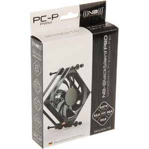Noiseblocker - BlackSilent PRO - PC Ventilator - Zwart - 80 mm