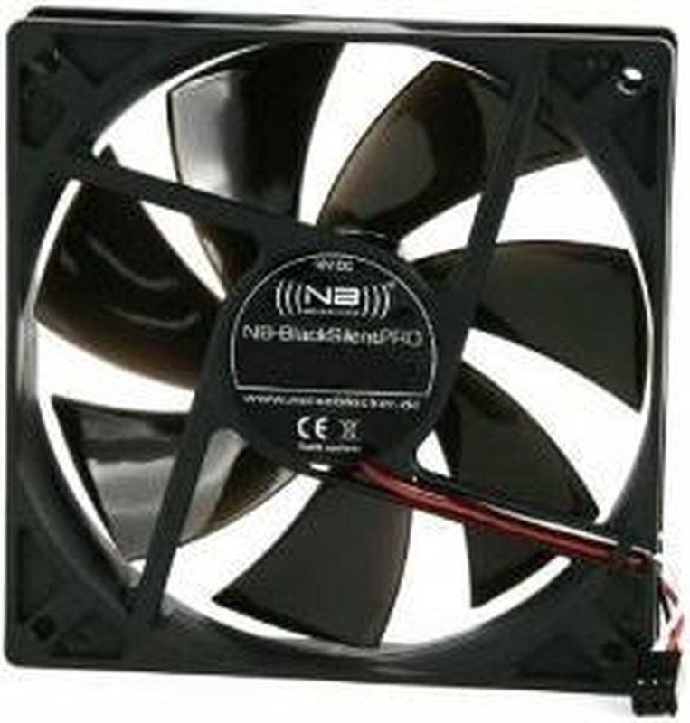 Noiseblocker - BlackSilentPro-Series PK2 - PC Ventilator - Zwart - 140 mm - 1 x