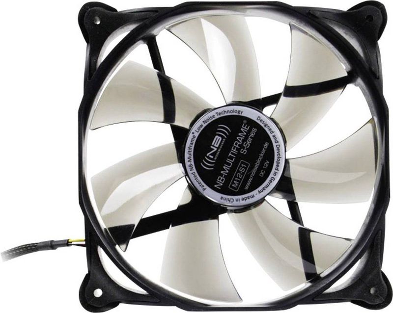 Noiseblocker - Multiframe S-serie - PC Ventilator - Zwart