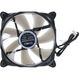 Noiseblocker - Multiframe S-serie M12-PS - Ventilator - Zwart - Wit - 120 mm - 1 x