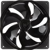Noiseblocker PC Gamer ventilator 120 mm PWM NB-eLoop PC Fan B12-PS Black Edition, pc-behuizing, ventilator PC met extreme stille vleugels en maximaal volume 21,2 dB (A)