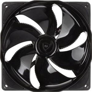 NoiseBlocker NB-eLoop B12-PS Black Edition PC-ventilator Zwart (b x h x d) 120 x 120 x 25 mm