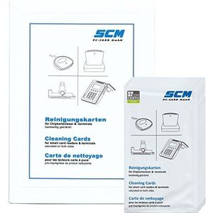 SCR Card Cleaning Kit 10-pack - Reinigingskaart voor kaartlezer / ook chipdrive