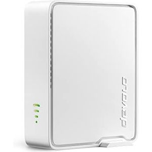 devolo WiFi 6 Repeater 5400 WiFi Repeater - tot 5.400 Mbit/s, WiFi Mesh, Krachtige WiFi-versterker, 2x Gigabit Ethernet-poorten, wifi-extender, wit