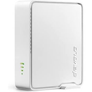 Devolo Wifi 6 Repeater 5400, Wifi Booster - Tot 5400 Mbps, Mesh Wifi 6, Wifi Extender Booster, 2x Gigabit Lan, Wifi Repeater, Wifi Voor Thuis, Wit