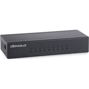 Devolo - Gigabit Switch - 8 Poorten - Unmanaged - 1000 Mbit/s