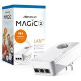 Devolo - Magic 2 - Powerline - Wit - 2400 Mbit/s - 3 Gigabit LAN-poorten