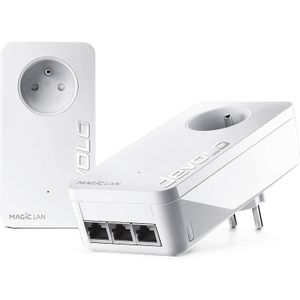 devolo Magic 2 LAN triple Starter Kit – Powerline zonder WiFi – BE