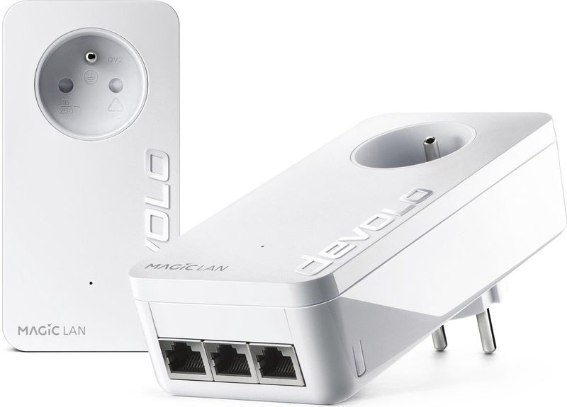 Devolo Magic 2 LAN Triple Starter Kit - Powerline Zonder WiFi - BE