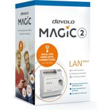 Devolo Magic 2 LAN DINrail - Powerline Adapter - 2400 Mbit/s - Wit - 1-pack