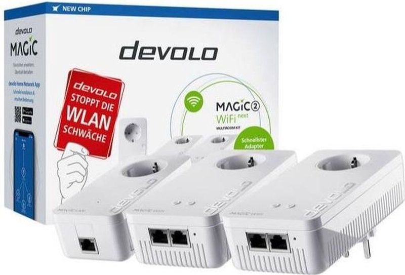 Devolo MAGIC 2 Multiroom Kit 2400 Mbit/ Ethernet LAN Wi Fi Wit 3 stuk