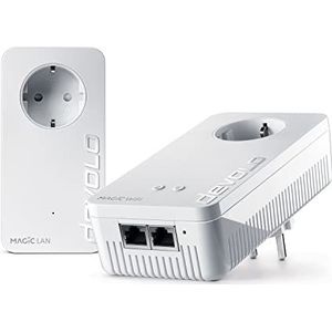 Devolo Kit di Avvio Magic 2 WiFi 6 (2400 Mbit/s), Powerline, Wit