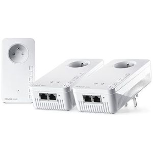 devolo - Magic 2 WiFi 6 - Multiroomkit - 3x PLC WiFi-adapters - 2400 Mbit - Franse stekker