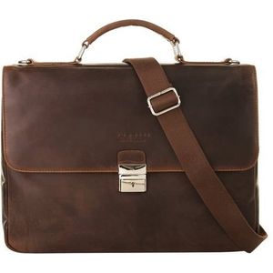 Bugatti - Aktentasche Romano Briefcase Small Laptoptaschen 1 ct Braun Herren (170.75 € / 1 ct)
